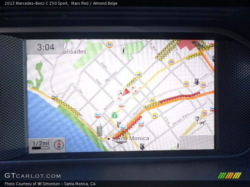 Mars Red / Almond Beige 2013 Mercedes-Benz C 250 Sport