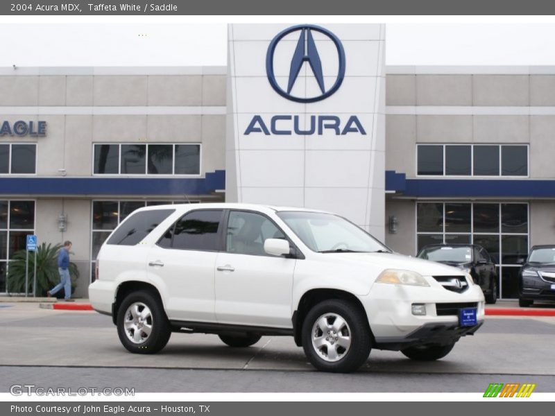 Taffeta White / Saddle 2004 Acura MDX