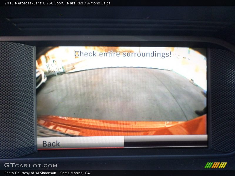 Mars Red / Almond Beige 2013 Mercedes-Benz C 250 Sport