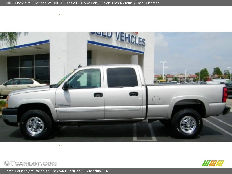 Silver Birch Metallic / Dark Charcoal 2007 Chevrolet Silverado 2500HD Classic LT Crew Cab