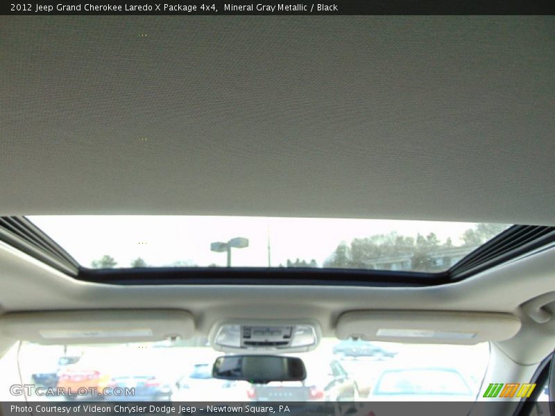 Mineral Gray Metallic / Black 2012 Jeep Grand Cherokee Laredo X Package 4x4