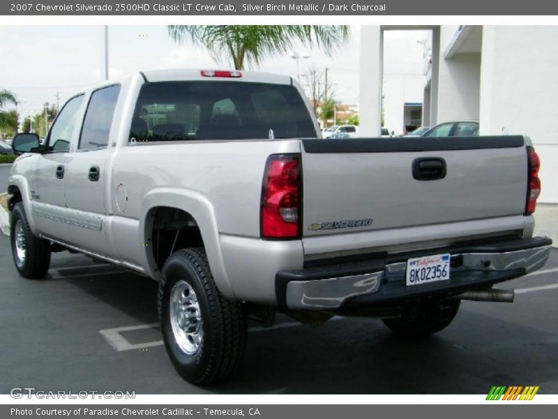 Silver Birch Metallic / Dark Charcoal 2007 Chevrolet Silverado 2500HD Classic LT Crew Cab