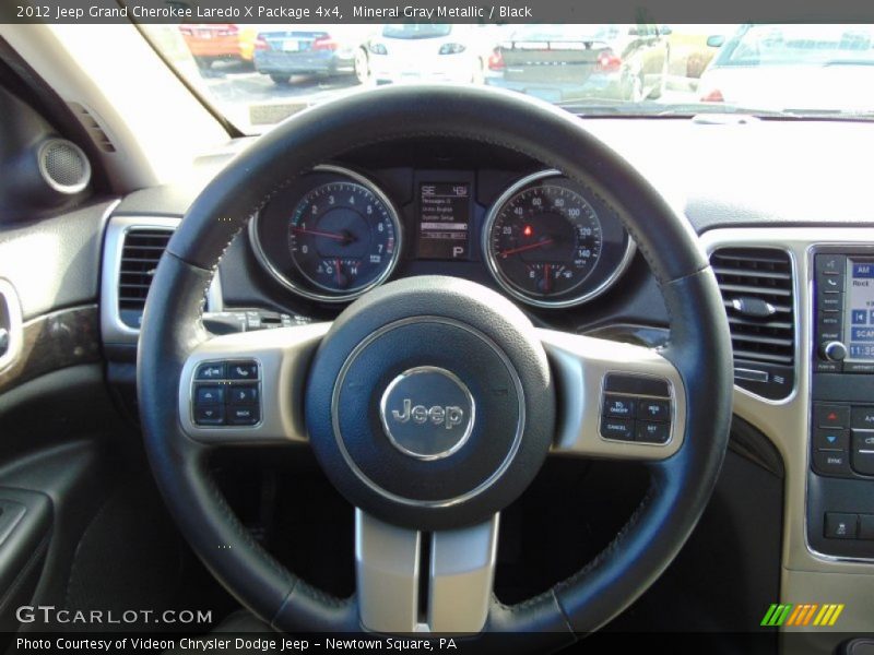 Mineral Gray Metallic / Black 2012 Jeep Grand Cherokee Laredo X Package 4x4