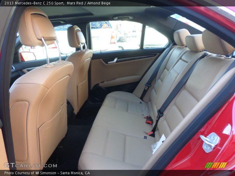 Mars Red / Almond Beige 2013 Mercedes-Benz C 250 Sport