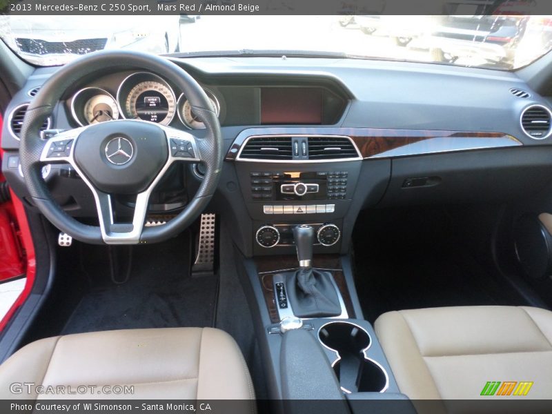 Mars Red / Almond Beige 2013 Mercedes-Benz C 250 Sport