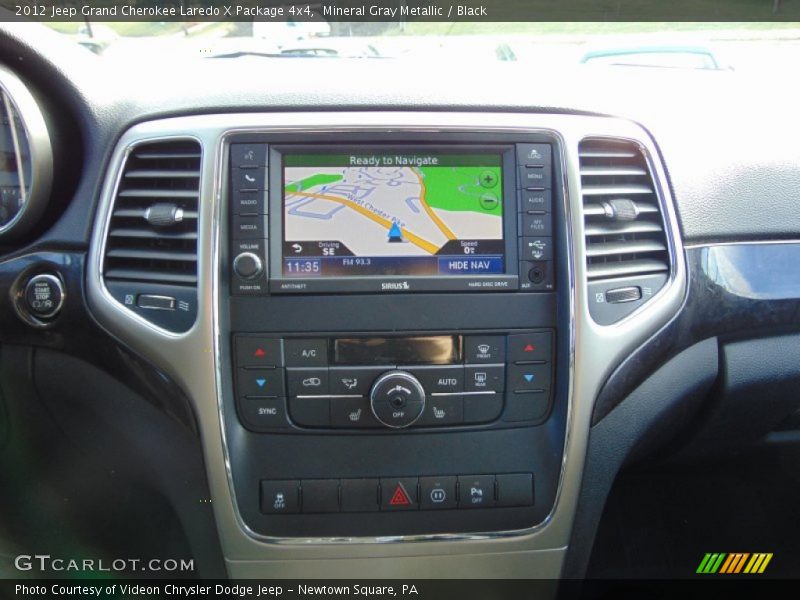 Mineral Gray Metallic / Black 2012 Jeep Grand Cherokee Laredo X Package 4x4