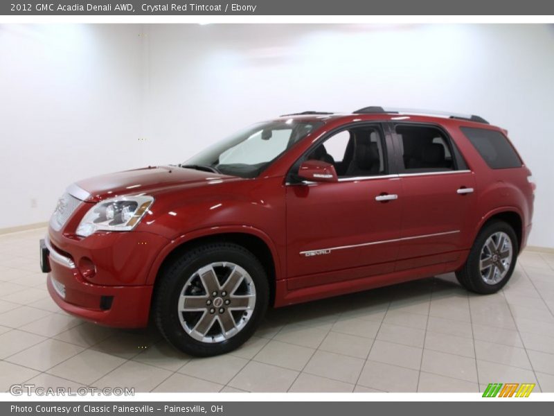 Crystal Red Tintcoat / Ebony 2012 GMC Acadia Denali AWD
