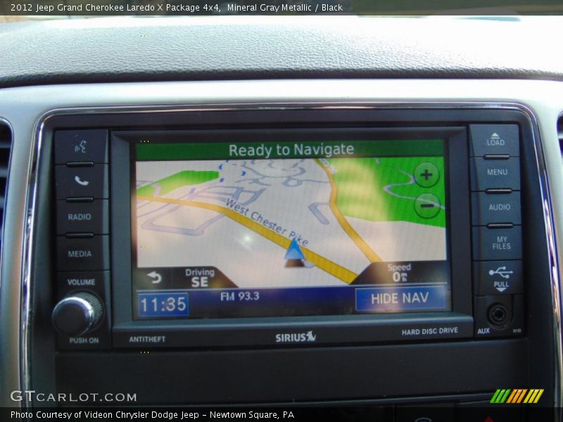 Mineral Gray Metallic / Black 2012 Jeep Grand Cherokee Laredo X Package 4x4