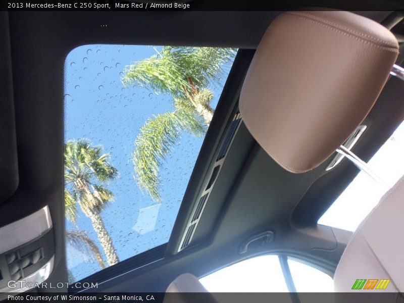 Mars Red / Almond Beige 2013 Mercedes-Benz C 250 Sport