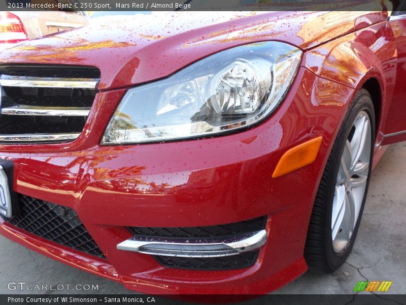 Mars Red / Almond Beige 2013 Mercedes-Benz C 250 Sport