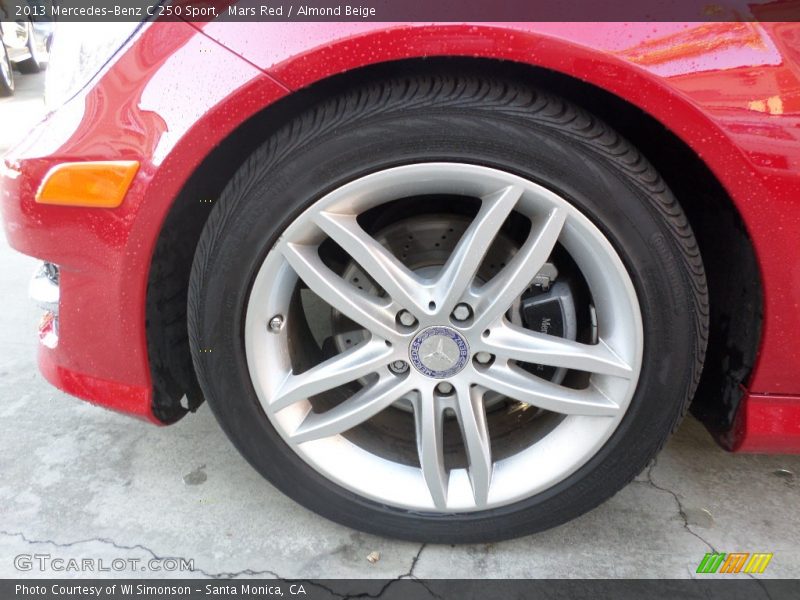 Mars Red / Almond Beige 2013 Mercedes-Benz C 250 Sport