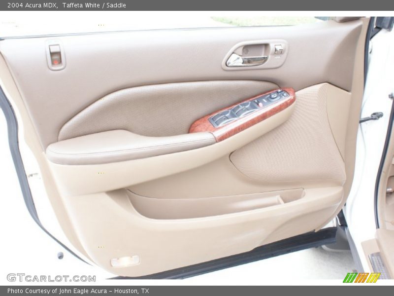 Taffeta White / Saddle 2004 Acura MDX