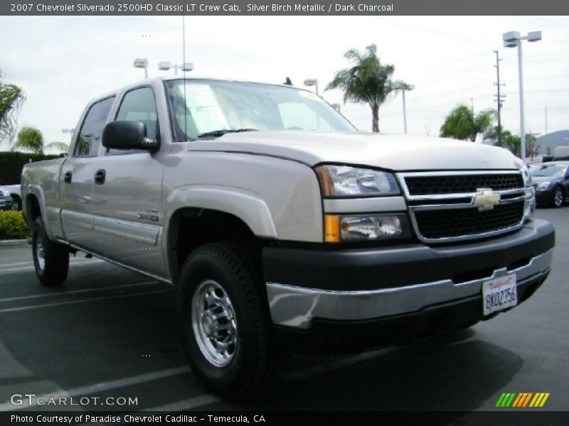 Silver Birch Metallic / Dark Charcoal 2007 Chevrolet Silverado 2500HD Classic LT Crew Cab