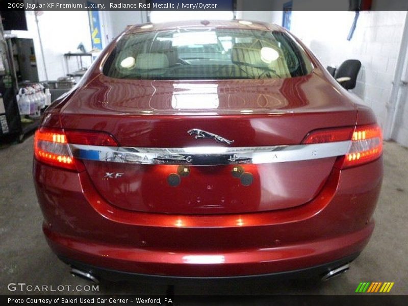 Radiance Red Metallic / Ivory/Oyster 2009 Jaguar XF Premium Luxury