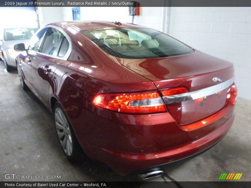 Radiance Red Metallic / Ivory/Oyster 2009 Jaguar XF Premium Luxury