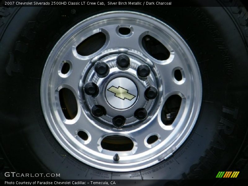 Silver Birch Metallic / Dark Charcoal 2007 Chevrolet Silverado 2500HD Classic LT Crew Cab