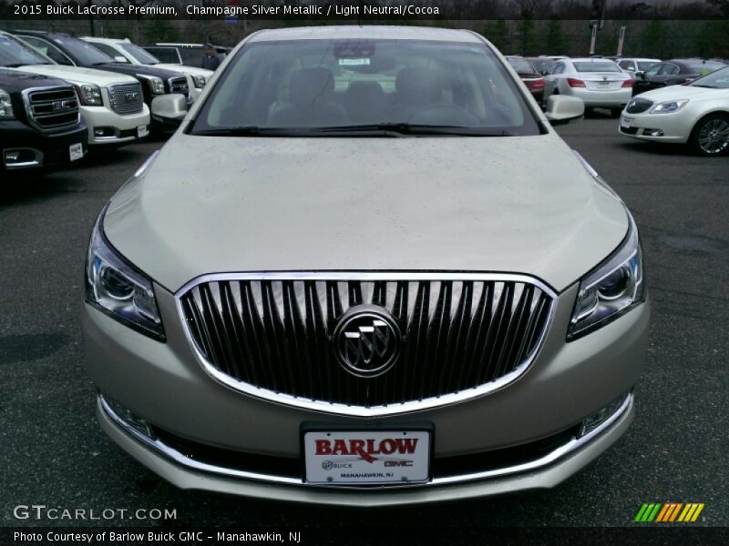 Champagne Silver Metallic / Light Neutral/Cocoa 2015 Buick LaCrosse Premium