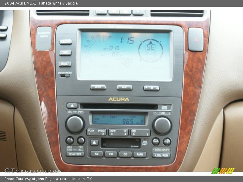 Taffeta White / Saddle 2004 Acura MDX