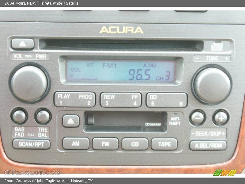 Taffeta White / Saddle 2004 Acura MDX