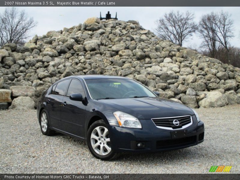 Majestic Blue Metallic / Cafe Latte 2007 Nissan Maxima 3.5 SL