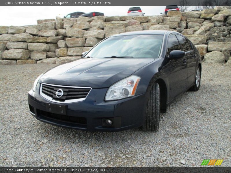 Majestic Blue Metallic / Cafe Latte 2007 Nissan Maxima 3.5 SL
