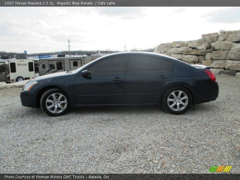 Majestic Blue Metallic / Cafe Latte 2007 Nissan Maxima 3.5 SL
