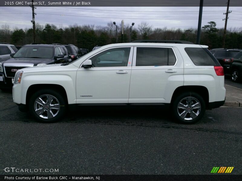Summit White / Jet Black 2015 GMC Terrain SLT
