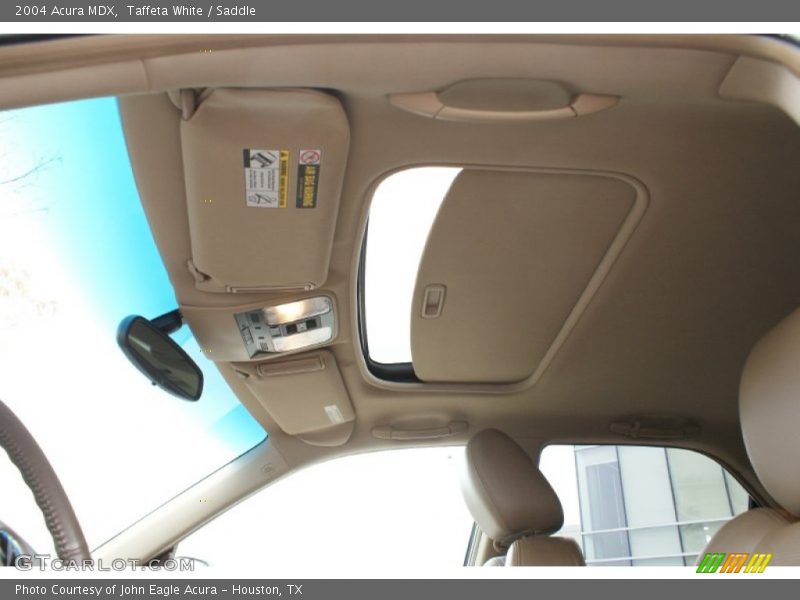Taffeta White / Saddle 2004 Acura MDX