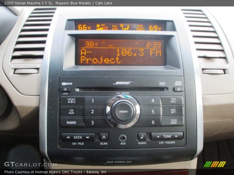Majestic Blue Metallic / Cafe Latte 2007 Nissan Maxima 3.5 SL