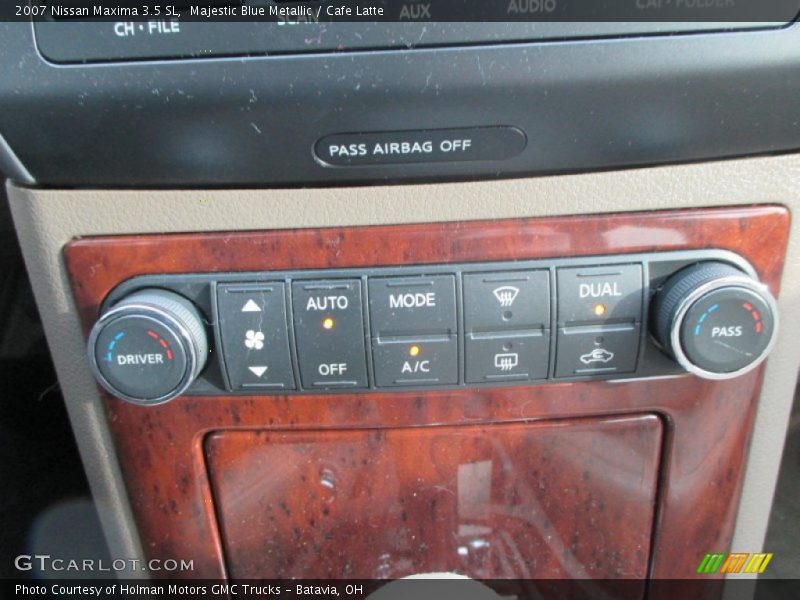 Majestic Blue Metallic / Cafe Latte 2007 Nissan Maxima 3.5 SL