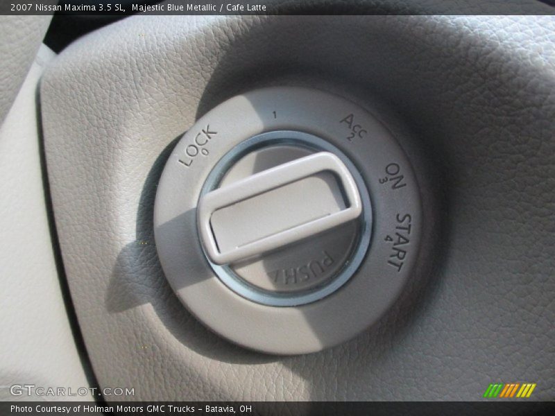 Majestic Blue Metallic / Cafe Latte 2007 Nissan Maxima 3.5 SL