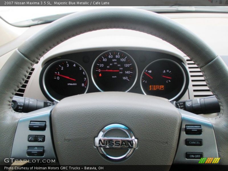 Majestic Blue Metallic / Cafe Latte 2007 Nissan Maxima 3.5 SL