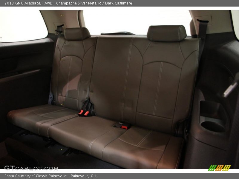 Champagne Silver Metallic / Dark Cashmere 2013 GMC Acadia SLT AWD