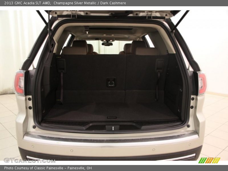 Champagne Silver Metallic / Dark Cashmere 2013 GMC Acadia SLT AWD