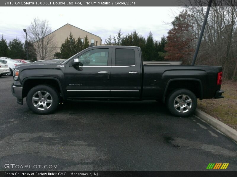  2015 Sierra 1500 SLT Double Cab 4x4 Iridium Metallic