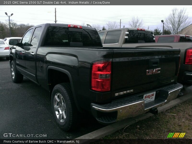 Iridium Metallic / Cocoa/Dune 2015 GMC Sierra 1500 SLT Double Cab 4x4