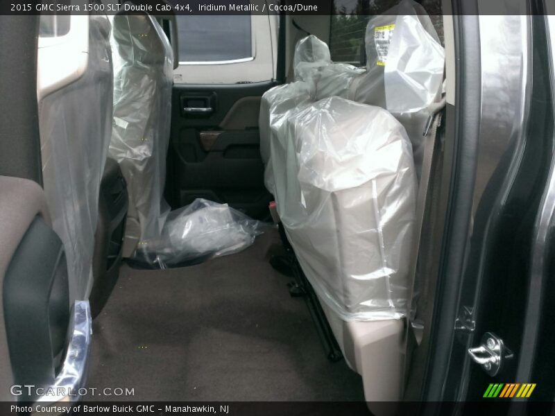 Iridium Metallic / Cocoa/Dune 2015 GMC Sierra 1500 SLT Double Cab 4x4
