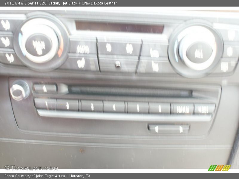 Jet Black / Gray Dakota Leather 2011 BMW 3 Series 328i Sedan