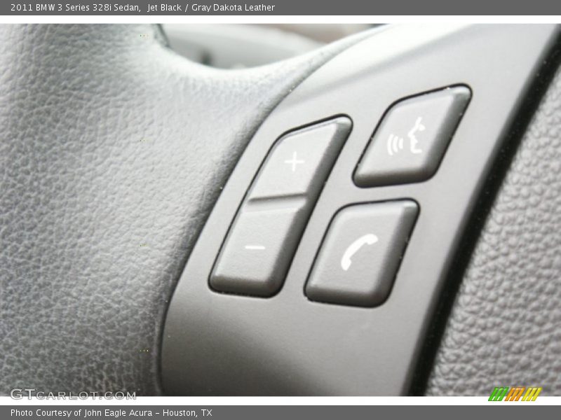 Jet Black / Gray Dakota Leather 2011 BMW 3 Series 328i Sedan