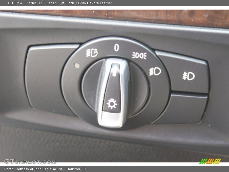 Jet Black / Gray Dakota Leather 2011 BMW 3 Series 328i Sedan