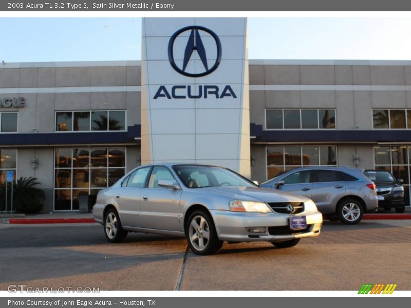 Satin Silver Metallic / Ebony 2003 Acura TL 3.2 Type S