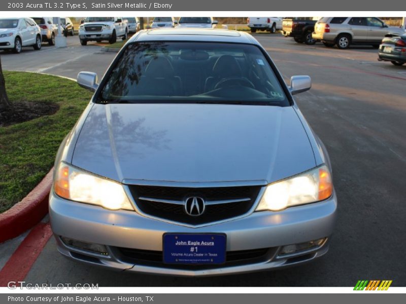 Satin Silver Metallic / Ebony 2003 Acura TL 3.2 Type S