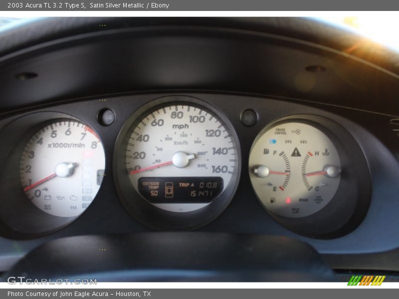 Satin Silver Metallic / Ebony 2003 Acura TL 3.2 Type S