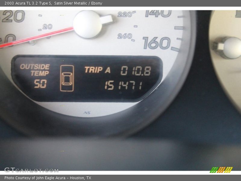 Satin Silver Metallic / Ebony 2003 Acura TL 3.2 Type S