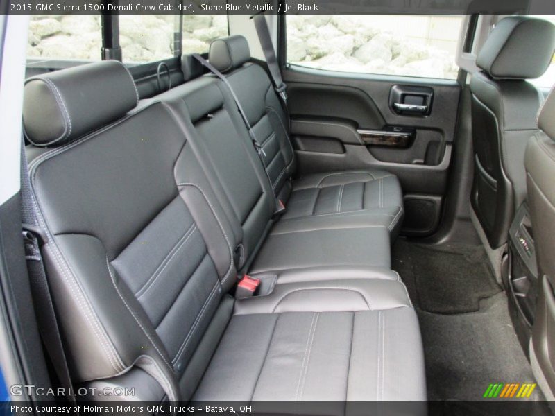 Stone Blue Metallic / Jet Black 2015 GMC Sierra 1500 Denali Crew Cab 4x4
