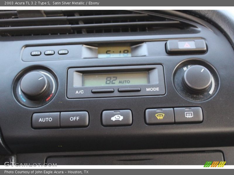 Satin Silver Metallic / Ebony 2003 Acura TL 3.2 Type S