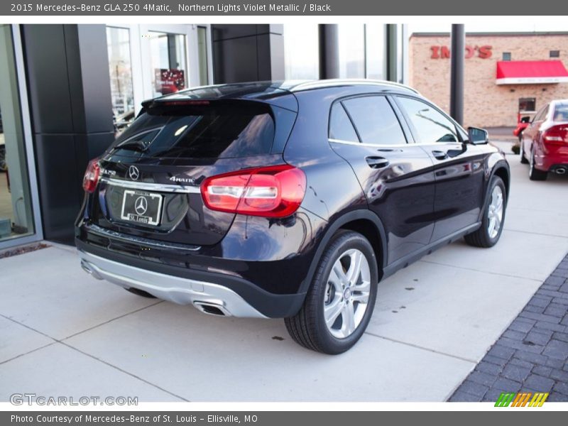 Northern Lights Violet Metallic / Black 2015 Mercedes-Benz GLA 250 4Matic