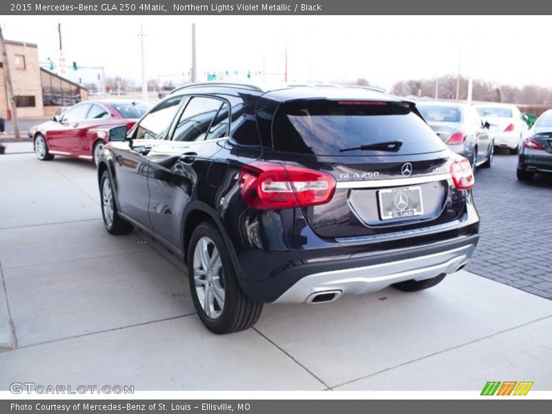 Northern Lights Violet Metallic / Black 2015 Mercedes-Benz GLA 250 4Matic