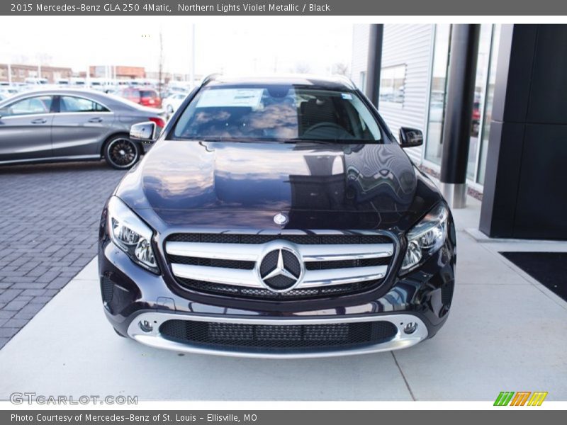 Northern Lights Violet Metallic / Black 2015 Mercedes-Benz GLA 250 4Matic