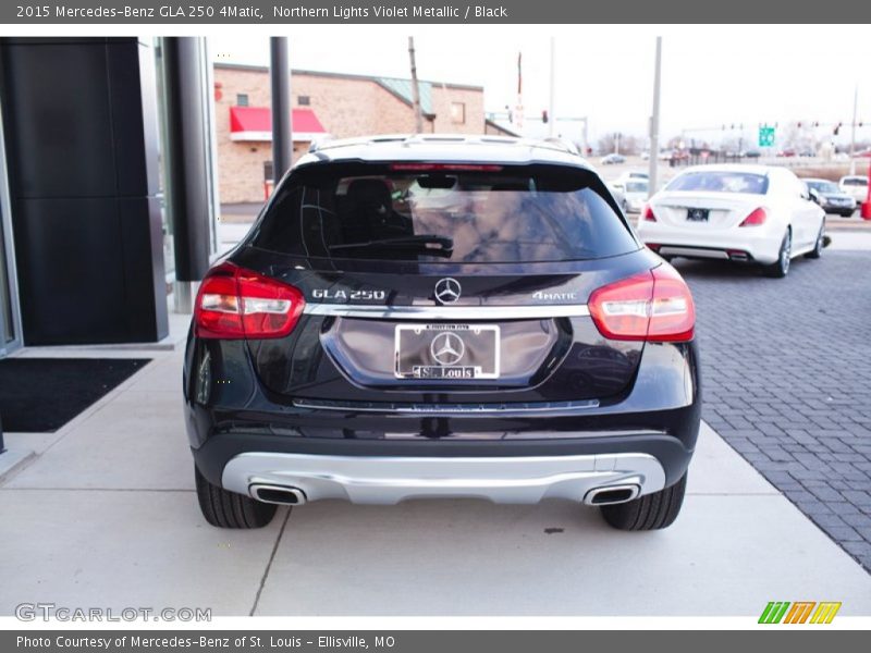 Northern Lights Violet Metallic / Black 2015 Mercedes-Benz GLA 250 4Matic